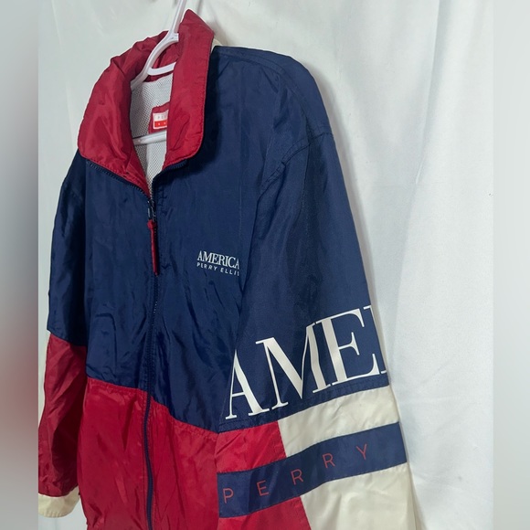 Vintage Perry Ellis windbreaker Size S - Picture 3 of 10